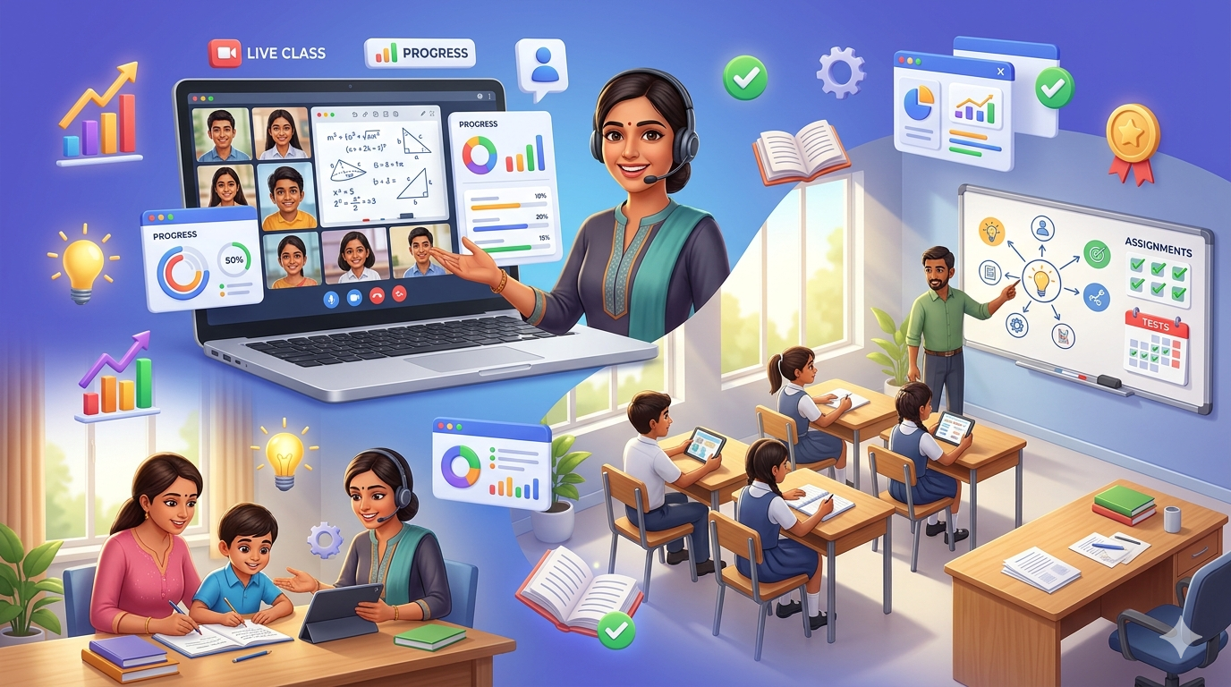 Lvalues online and offline tutor student learning platform